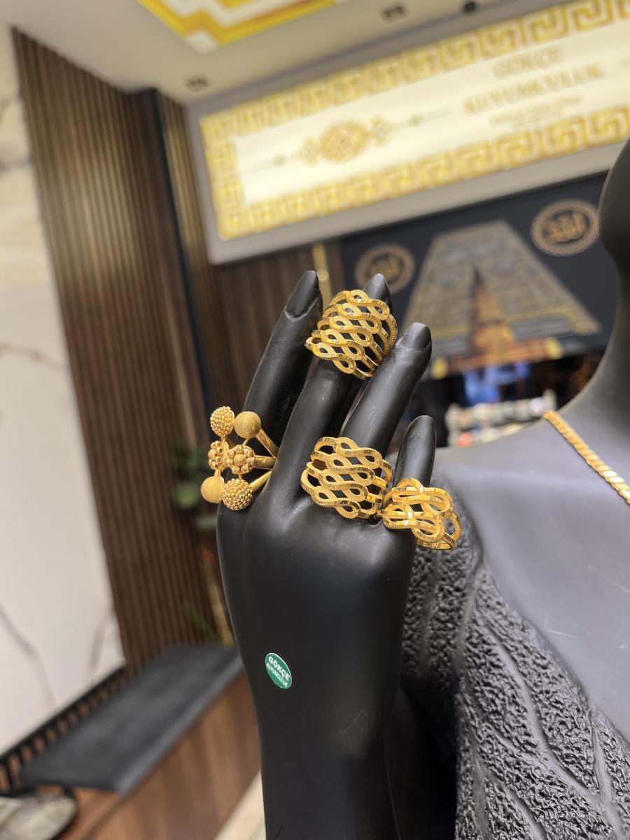 Ajda yüzük çeşitleri 22 ayar