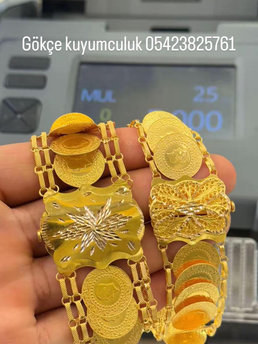 22 Ayar çeyrekli bileklik